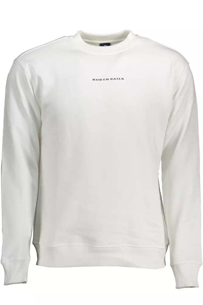 Maglione da uomo in cotone bianco