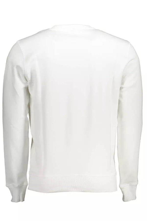 Maglione da uomo in cotone bianco