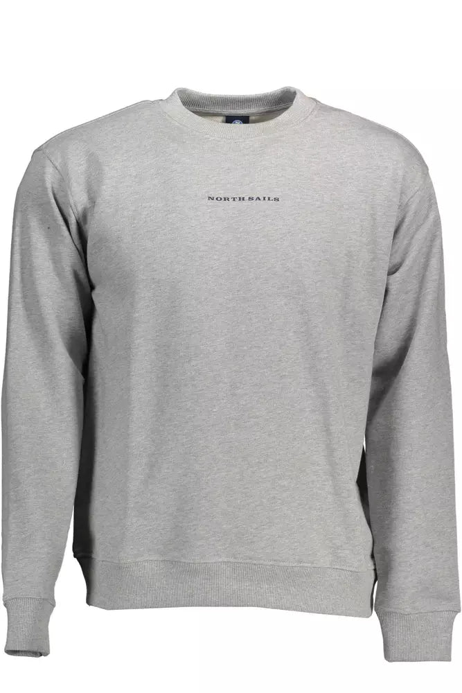 Maglione da uomo in cotone grigio