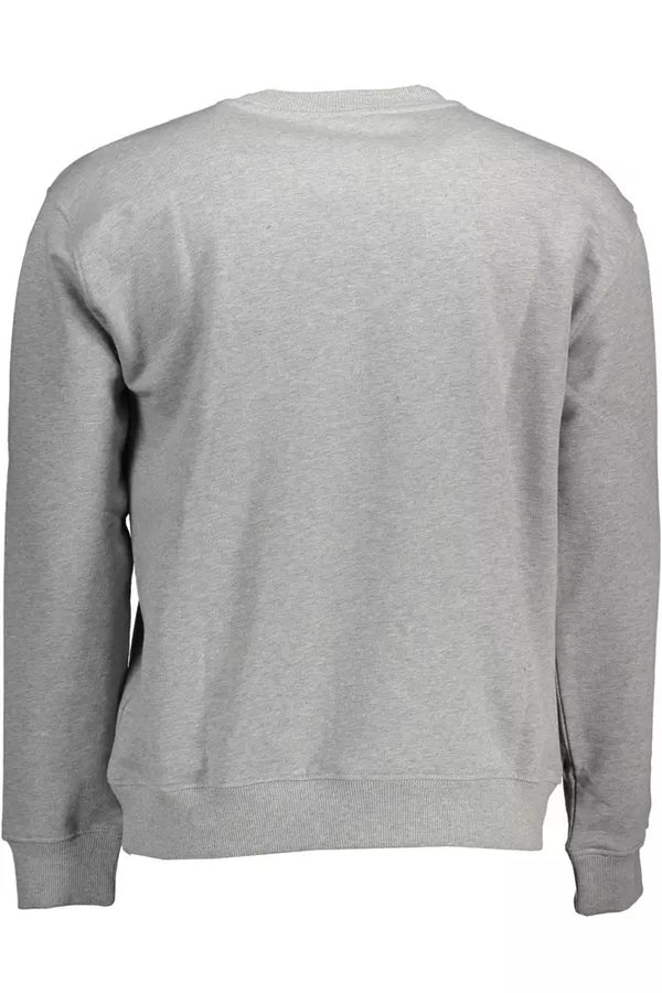 Maglione da uomo in cotone grigio