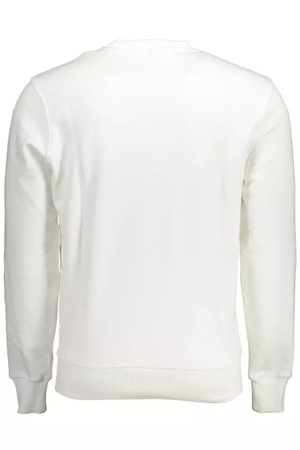 Maglione da uomo in cotone bianco