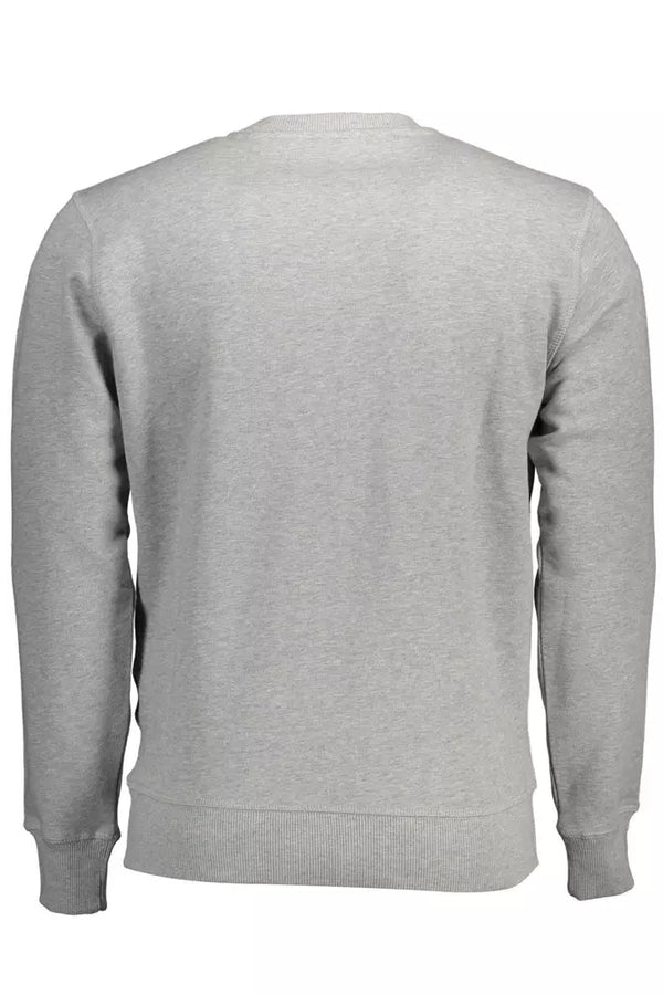 Maglione da uomo in cotone grigio