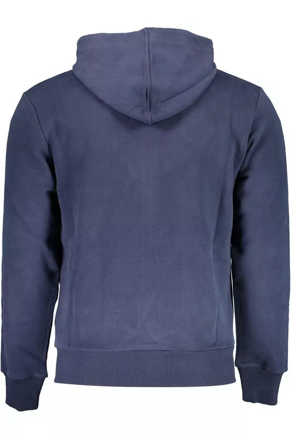 Maglione da uomo in cotone blu