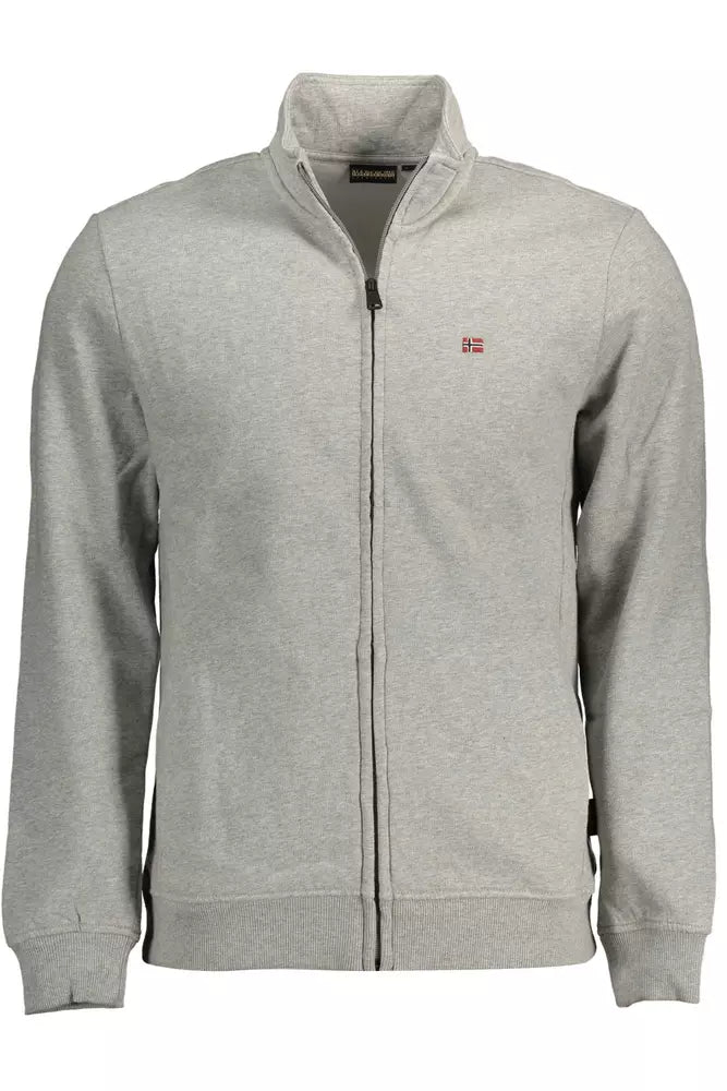 Maglione da uomo in cotone grigio