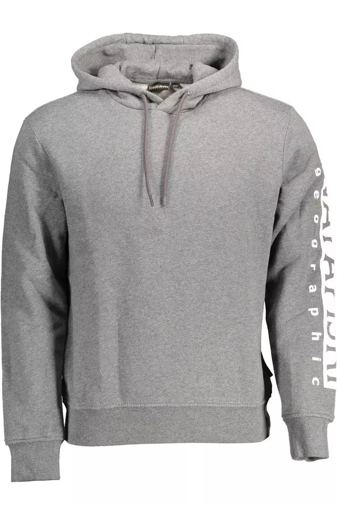 Maglione da uomo in cotone grigio