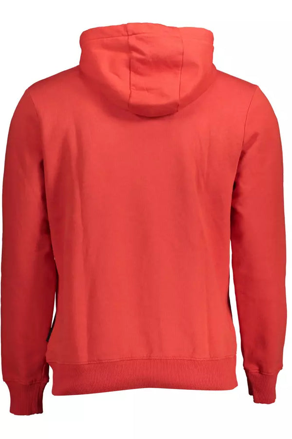 Red Cotton Men Sweater