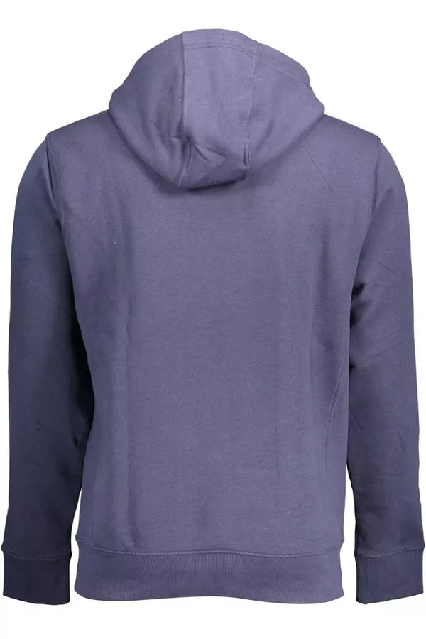 Maglione da uomo in cotone blu