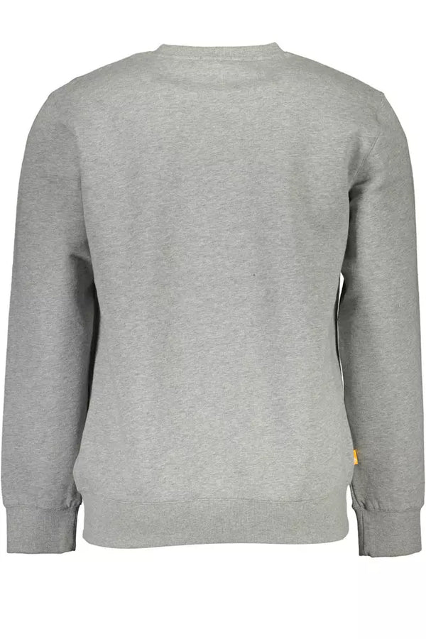 Maglione da uomo in cotone grigio