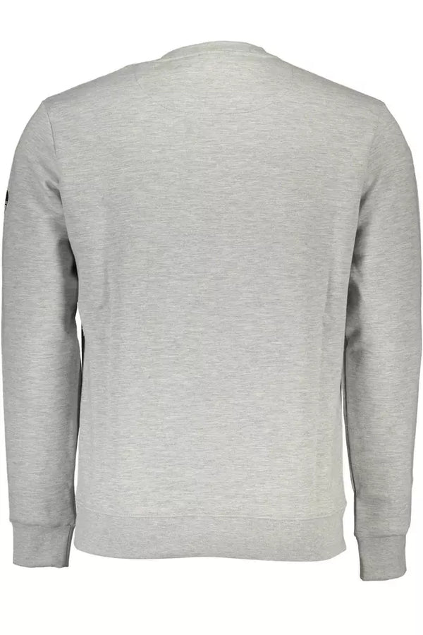 Maglione da uomo in cotone grigio