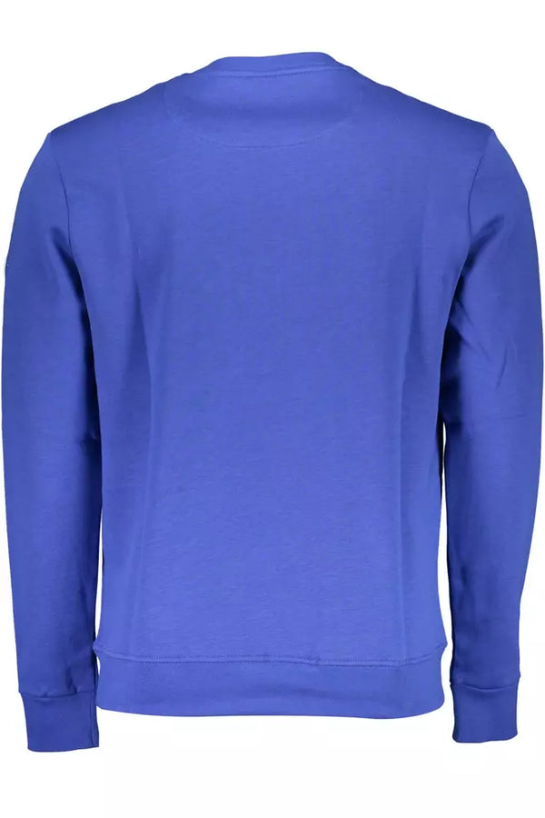 Maglione da uomo in cotone blu