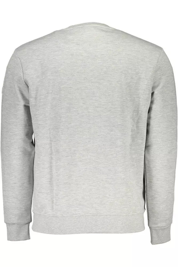 Maglione da uomo in cotone grigio