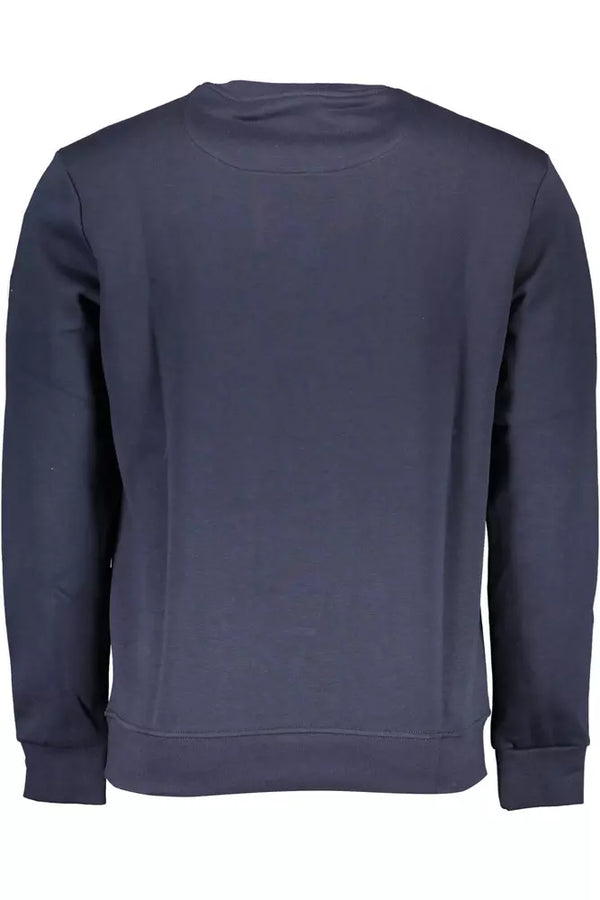 Maglione da uomo in cotone blu