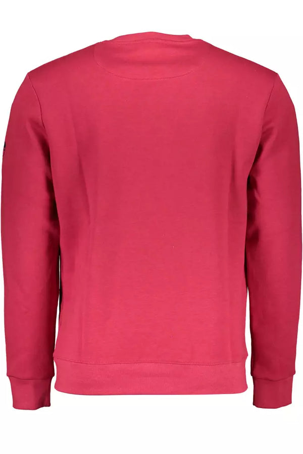 Red Cotton Men Sweater