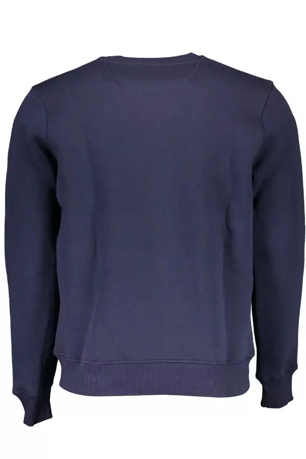 Maglione da uomo in cotone blu