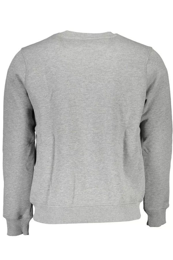 Maglione da uomo in cotone grigio