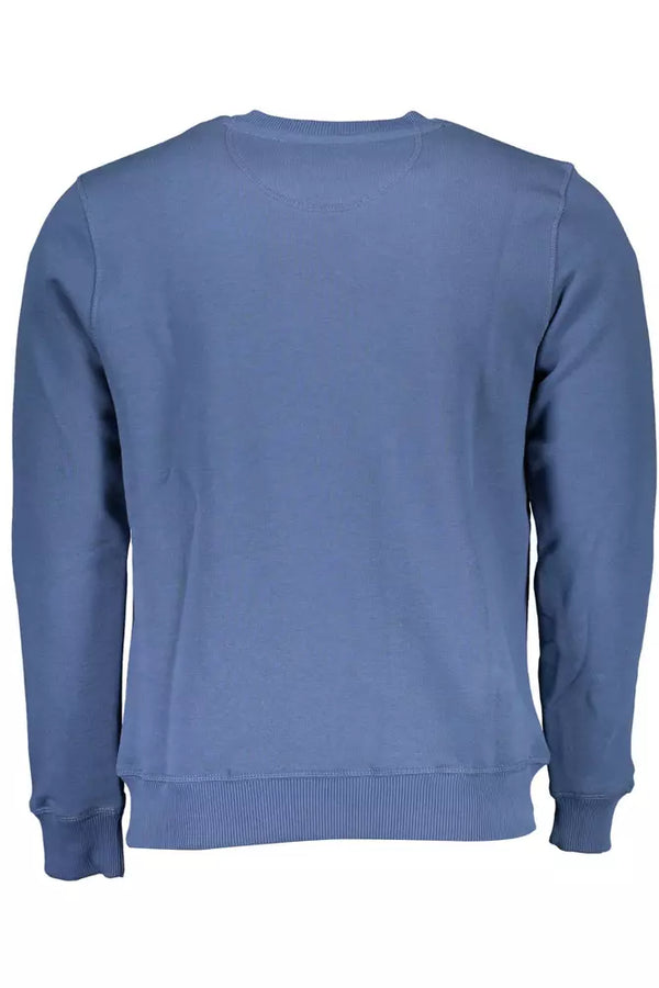 Maglione da uomo in cotone blu