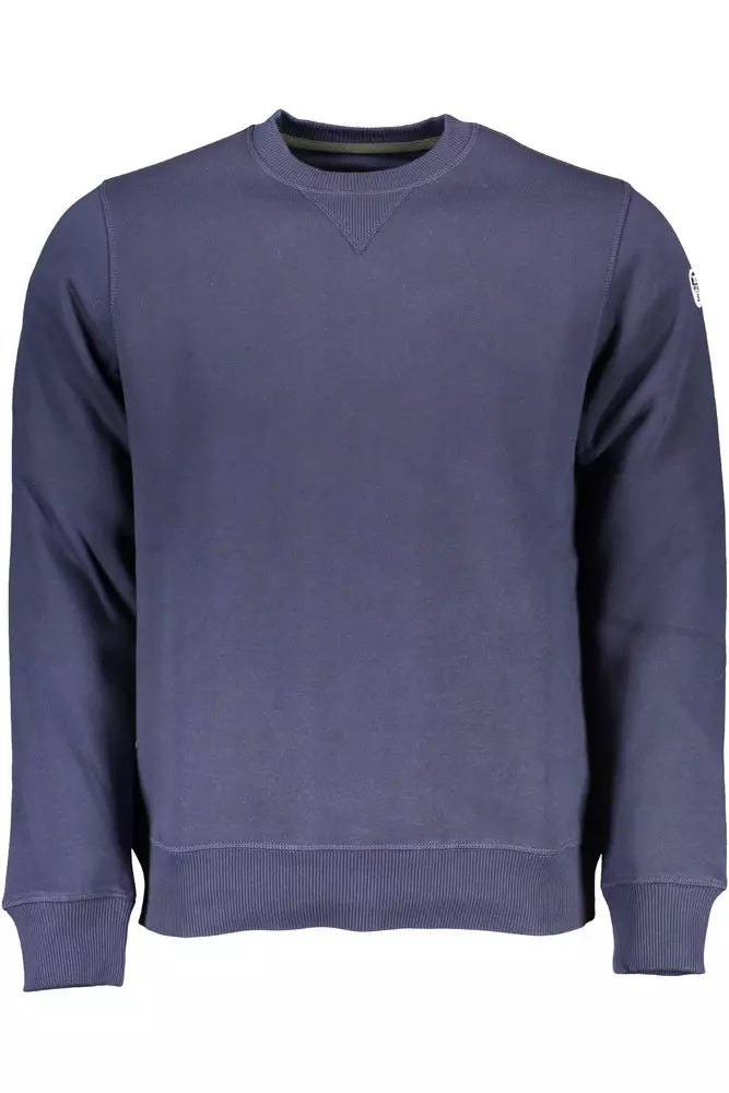 Maglione da uomo in cotone blu