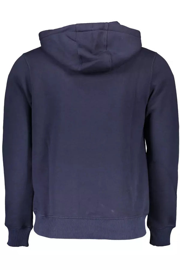 Maglione da uomo in cotone blu