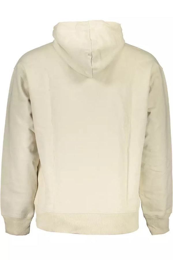 Maglione da uomo in cotone beige