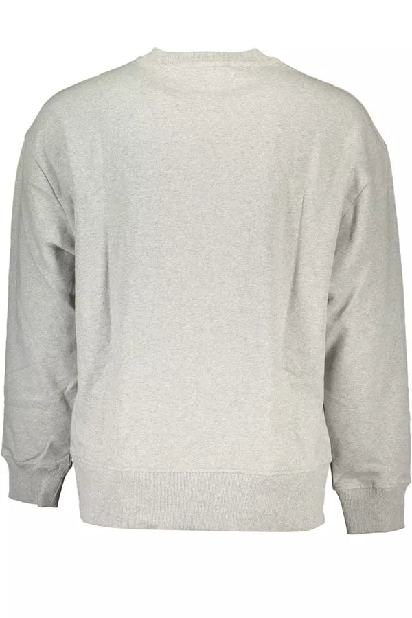 Maglione da uomo in cotone grigio