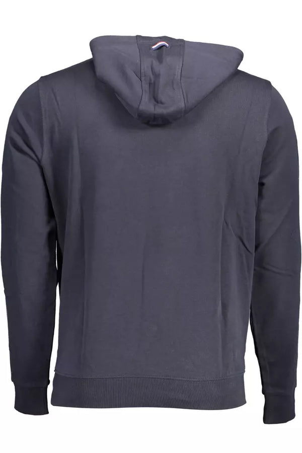 Maglione da uomo in cotone blu