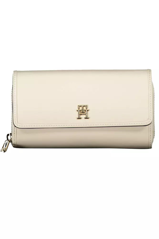 White Polyethylene Women Wallet