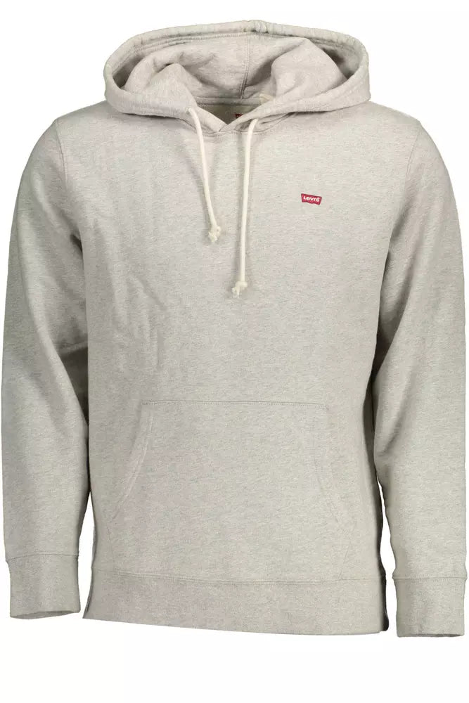 Maglione da uomo in cotone grigio