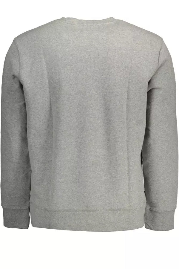 Maglione da uomo in cotone grigio