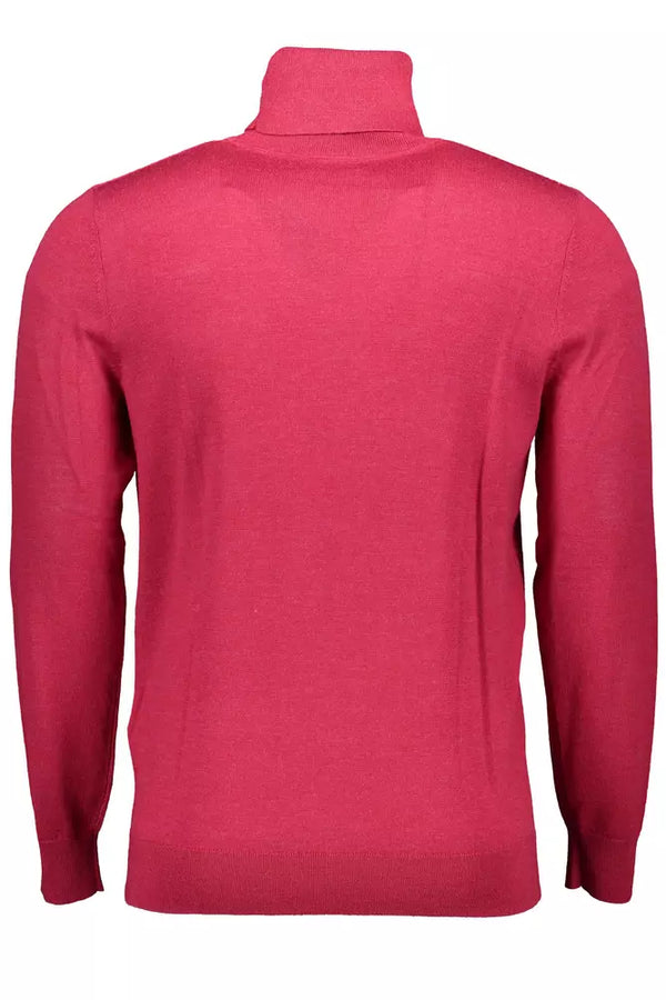 Maglione da uomo in lana rossa