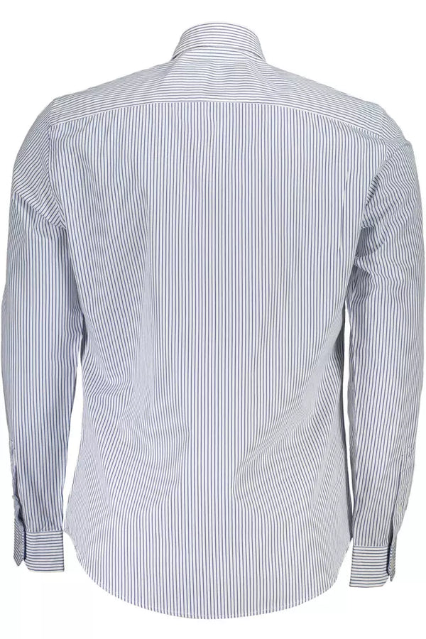 Camicia da uomo in cotone bianco