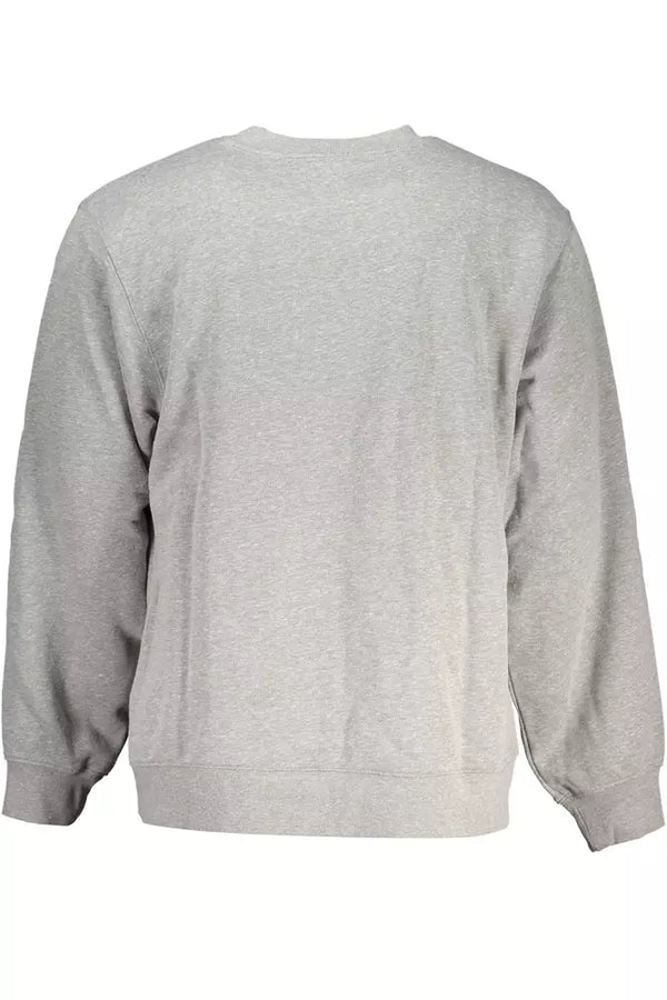 Maglione da uomo in cotone grigio