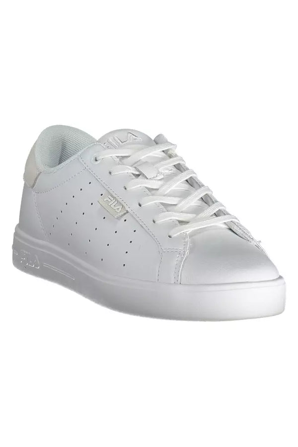 Sneaker donna in pelle bianca