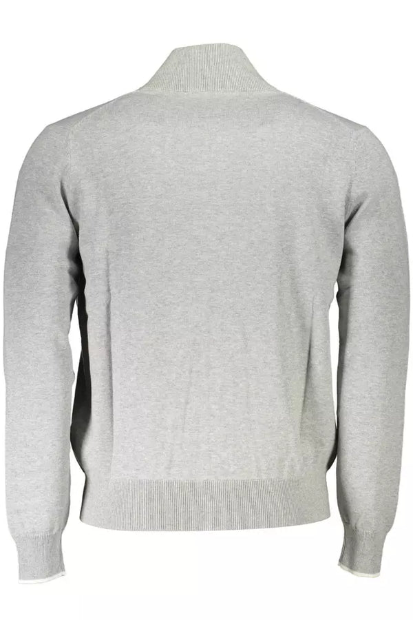 Maglione da uomo in cotone grigio