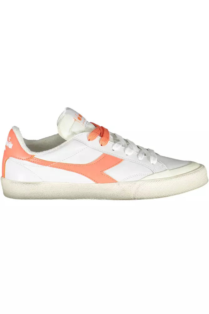 Sneaker donna in pelle bianca