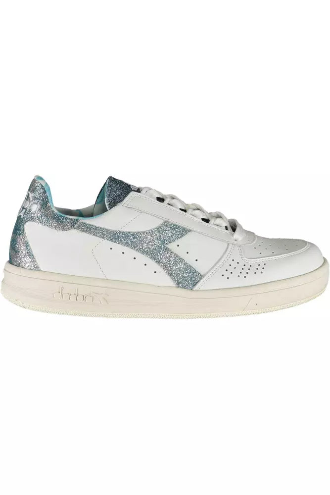 Sneaker donna in pelle bianca