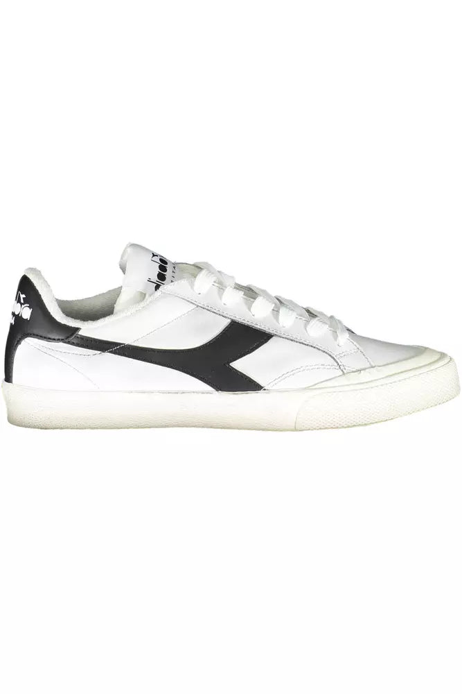 Sneaker donna in pelle bianca