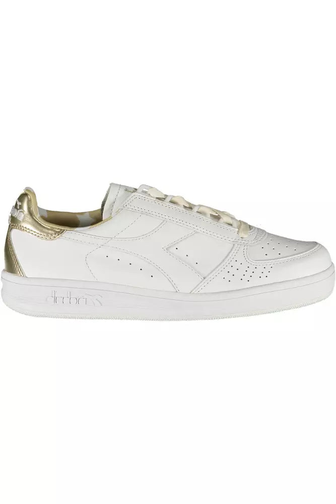 Sneaker donna in pelle bianca