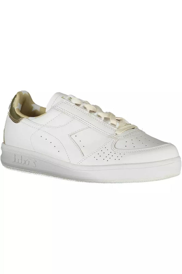 Sneaker donna in pelle bianca