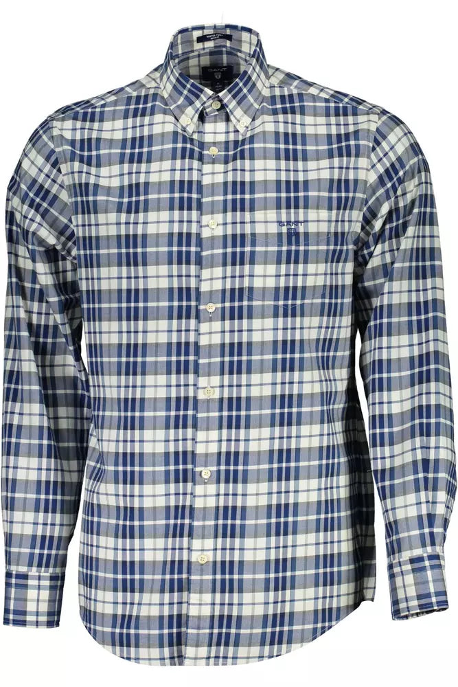 Camicia da uomo in cotone bianco