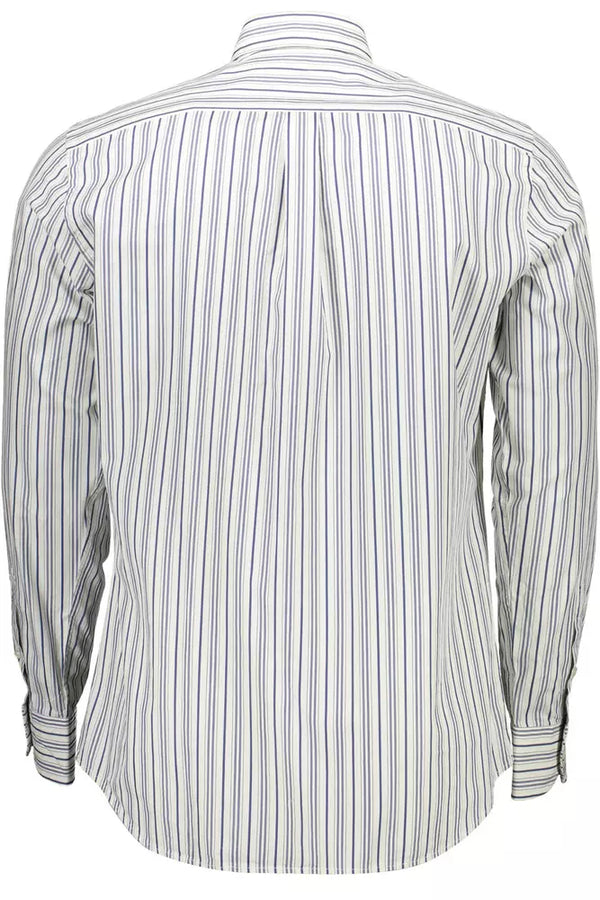 White Cotton Men Shirt