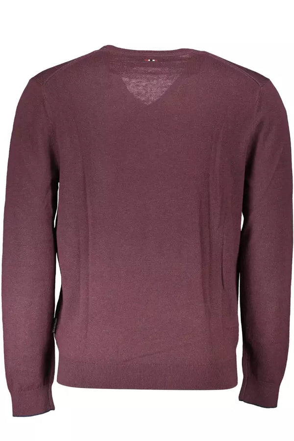 Maglione da uomo in lana rossa