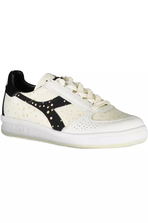 Sneaker donna in pelle bianca