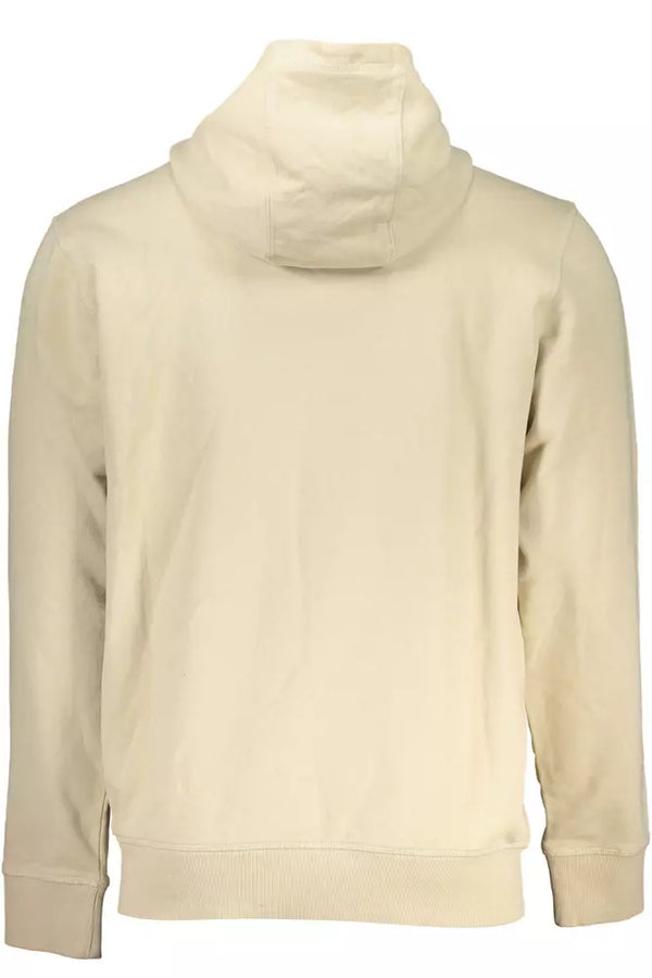 Maglione da uomo in cotone beige