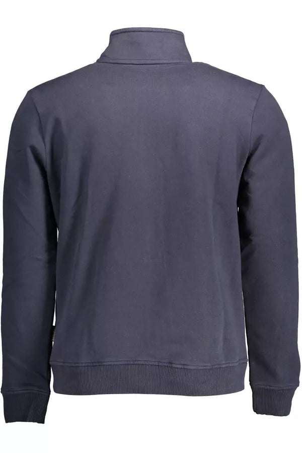 Maglione da uomo in cotone blu