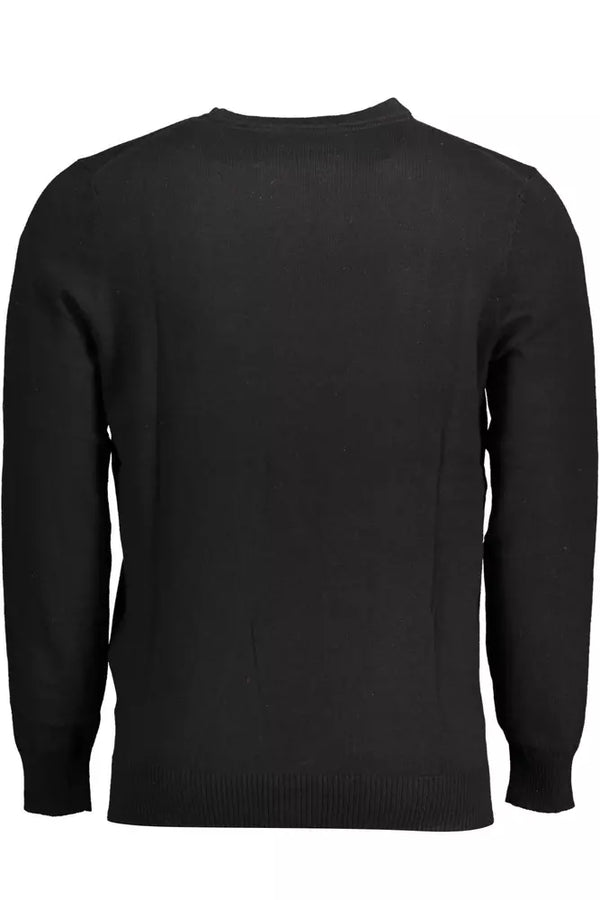 Maglione da uomo in cotone nero