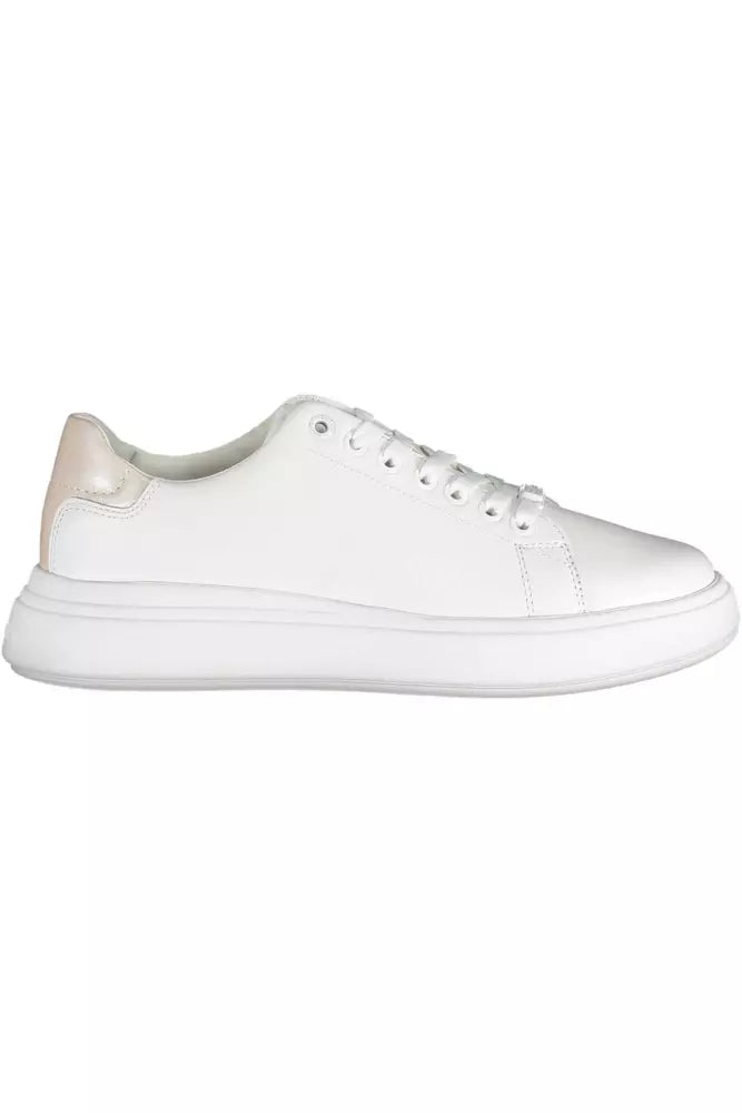 Sneaker donna in pelle bianca