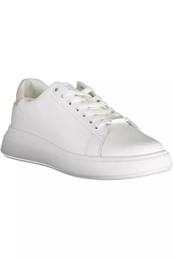 Sneaker donna in pelle bianca