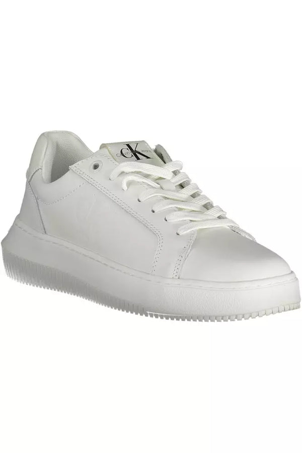 Sneaker donna in pelle bianca