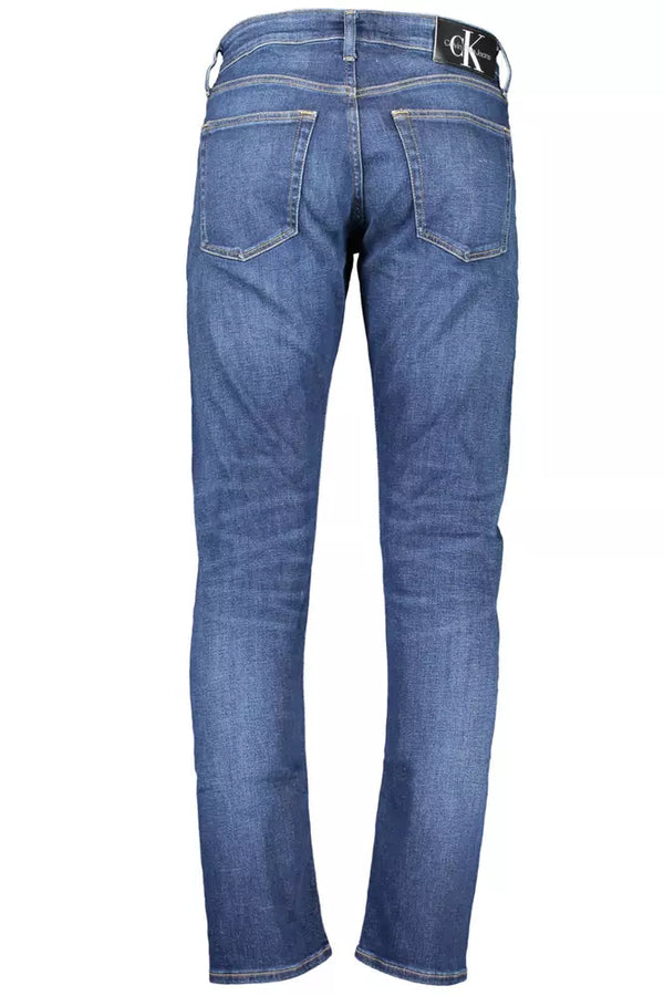 Blue Cotton Men Jeans