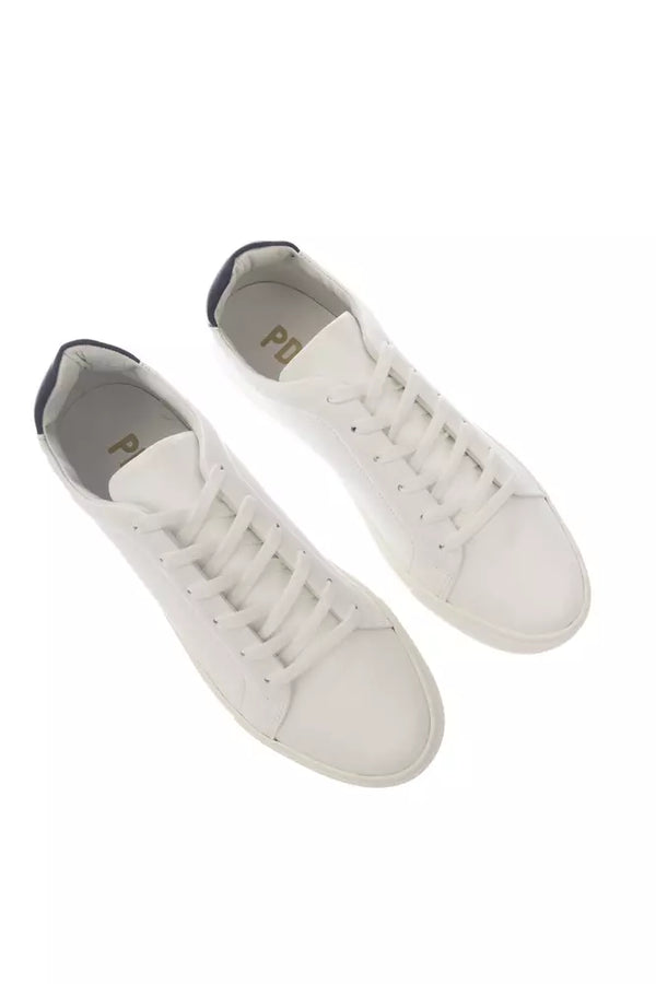 Sneakers eleganti in pelle monocolore